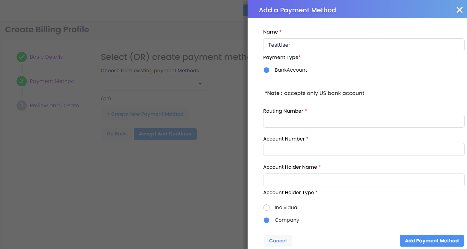 BILLING PROFILES | MSP Hub