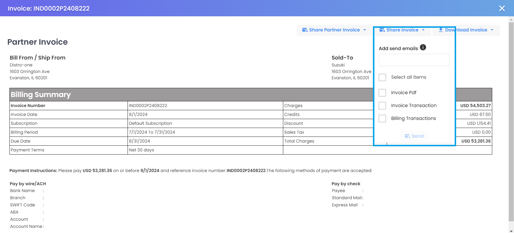 Map Invoice INVOICES | MSP Hub