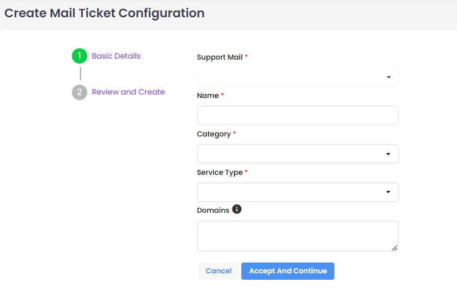 Mail Domain Create alt text